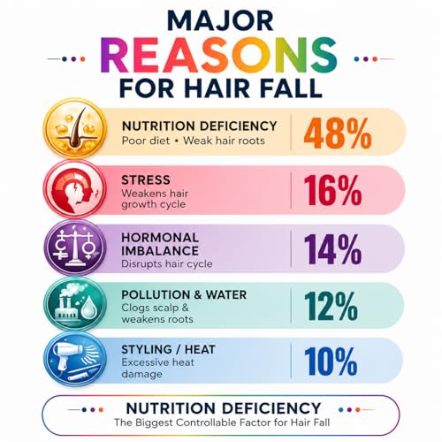 Image of Lakshmi Krishna Naturals Hairgro Nutrition Mix Powder | Herbal Hair Care Powder for Daily Use | Supports Strong, Smooth & Healthy Looking Hair | Natural Ingredient Blend