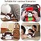 AICase fussball Geschenke jungen Positiver Gehäkelter fussball Mini-Puppe fussball zur Emotionalen Unterstützung Geschenk Emotionales Unterstützungsgeschenk für Kinder und Erwachsene Männer Frauen_1
