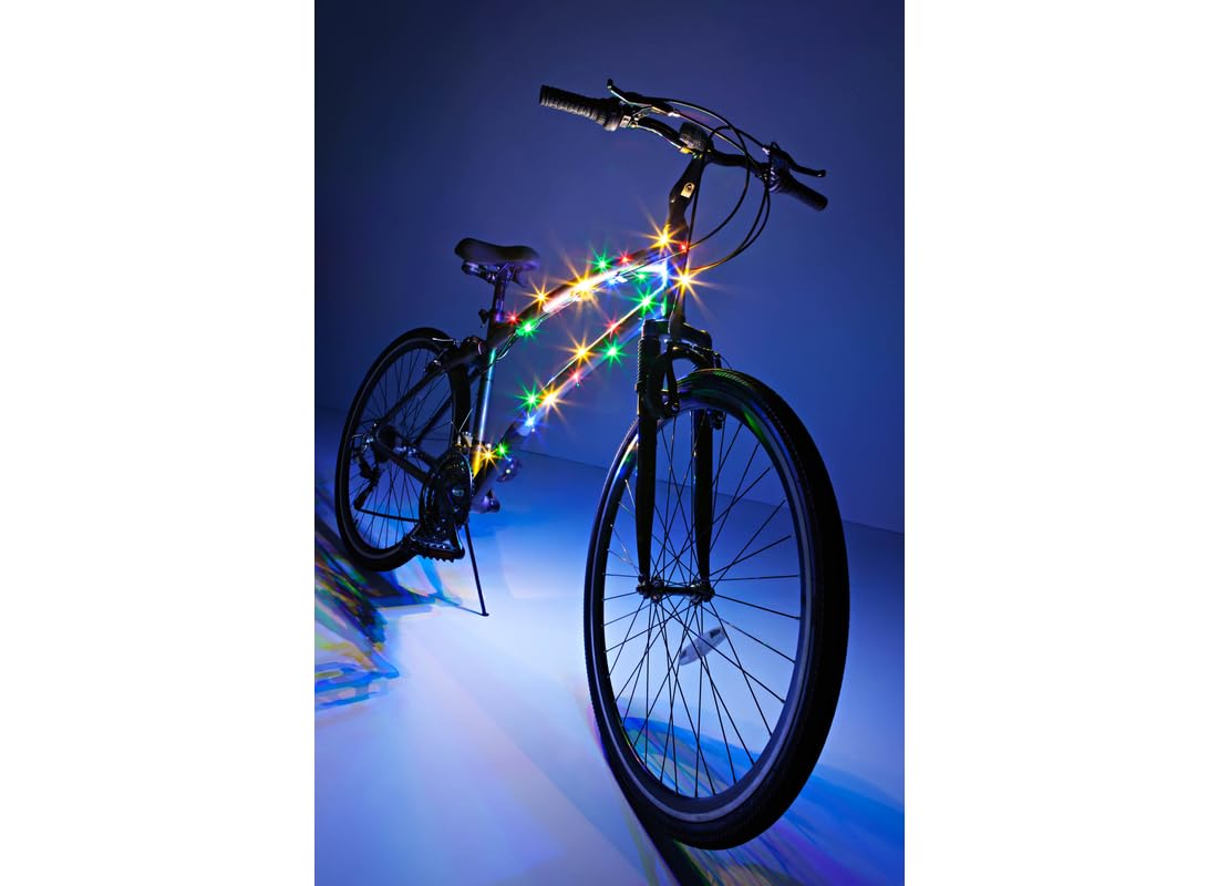 VGEBY lumière de cadre de vélo à LED Lumière de Roue de Vélo à LED, Perle de Lampe Double Face