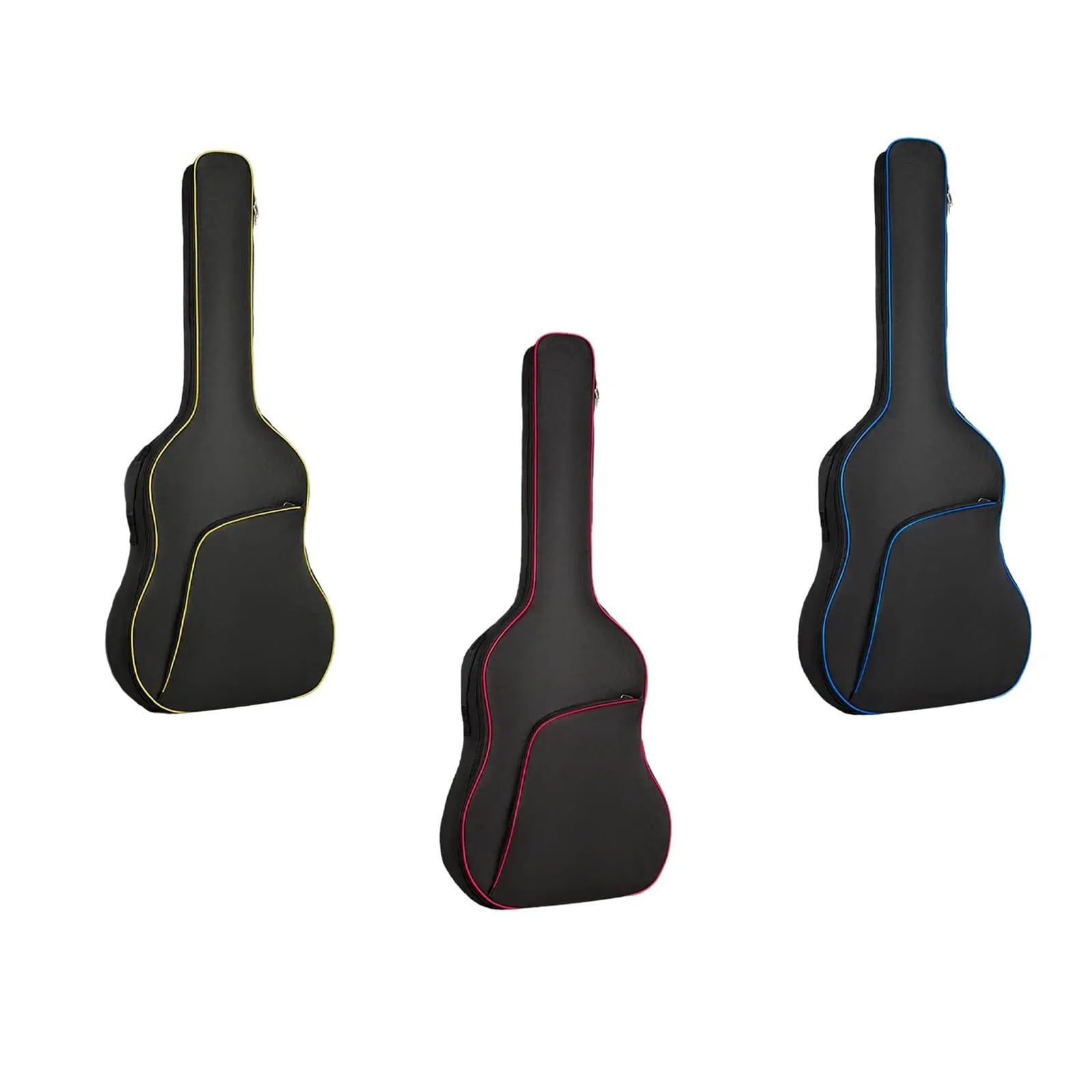 Mochila for Guitarra acústica de 40" y 41" con Doble Hombro Resistente al Desgaste y Gruesa.(Red)