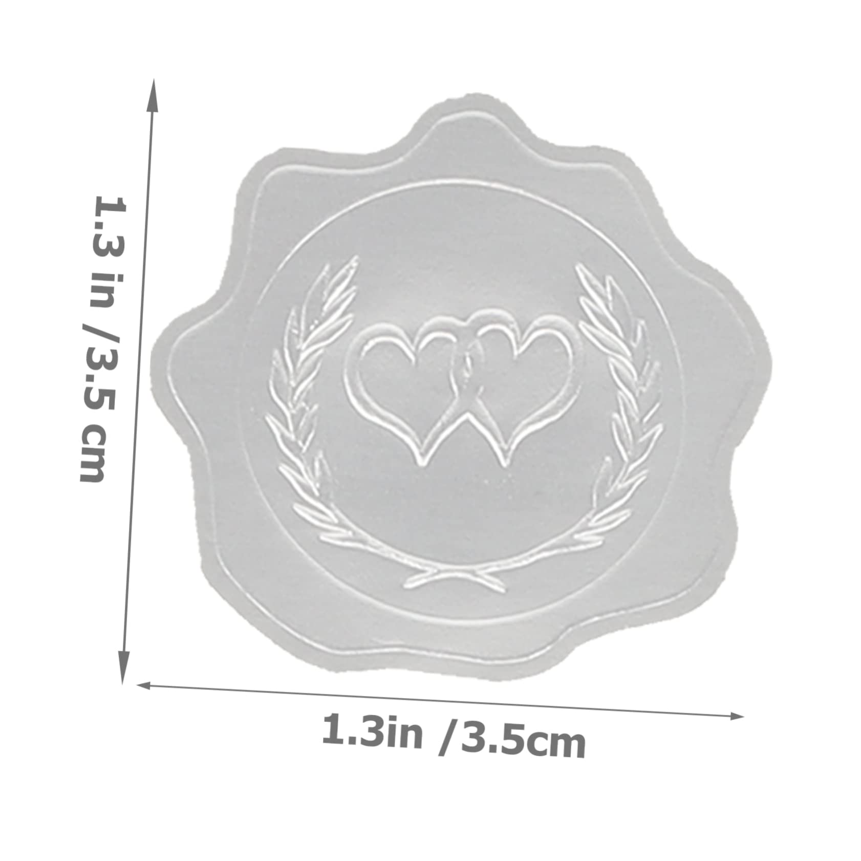 25fogli Etichette Adesive Per Matrimonio Stickers Goffrati Chiusura Buste e Decorazioni Festive Per Cerimonie e Speciali