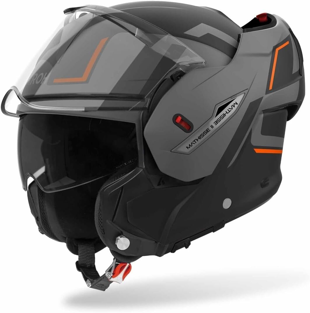 AIROH Mathisse II Genius Orange Matt L