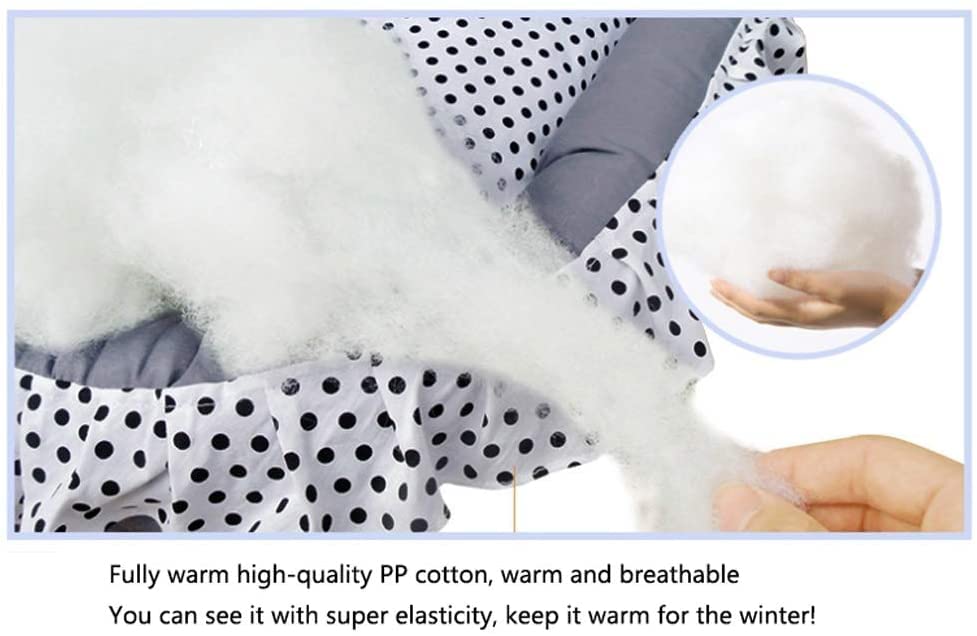 Lit pour chien pour animaux de compagnie chat nid intérieur coussin bleu