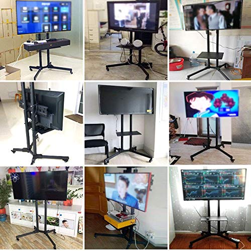 Soporte móvil para TV con ruedas y estante para TVs 32-65" miniatura 7