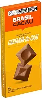 Chocolate Brasil Cacau Tablete Castanha-de-Caju Brasilidades 90g