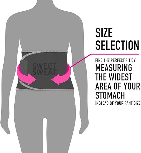 Vista 39 de Sports Research - Faja reductora de cintura Sweet Sweat, la banda de sudoración aumenta la temperatura del estómago para reducir el peso del agua