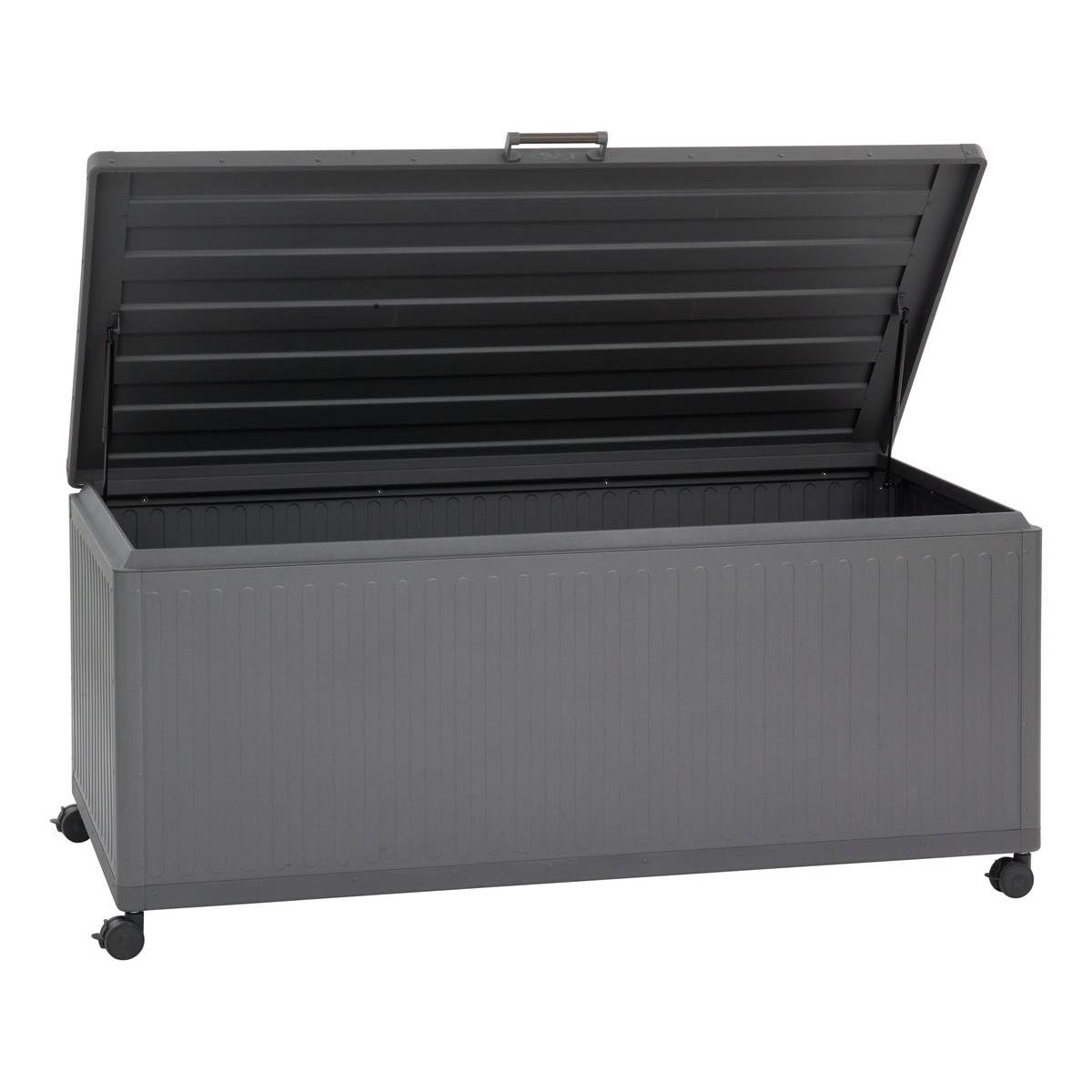 Hespéride - Coffre de rangement edenio graphite l 182,2 x 78 x 89,4cm en aluminium