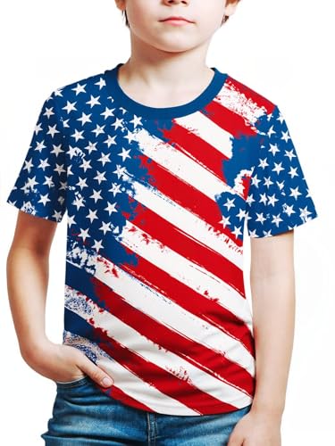 Image of Frogwill Boys Girls Shirts 3D Graphic T-Shirt Neon Clothes Short Sleeve Animal Print Tee 5-13 Years