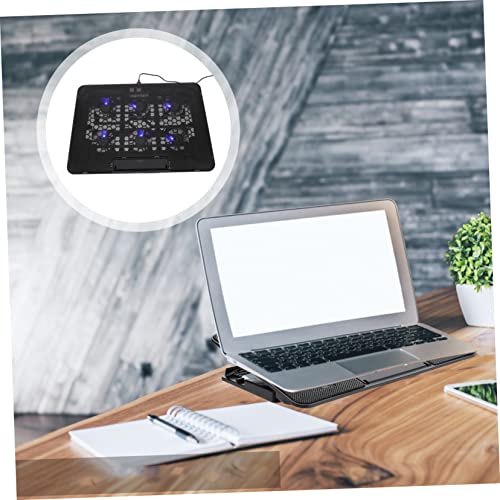 Base de refrigeración para laptop TEHAUX con altura ajustable y ventiladores silenciosos miniatura 4