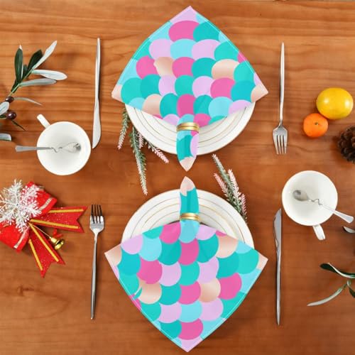 Servilletas de Tela Set x6 Multicolor 50x50 cm miniatura 5