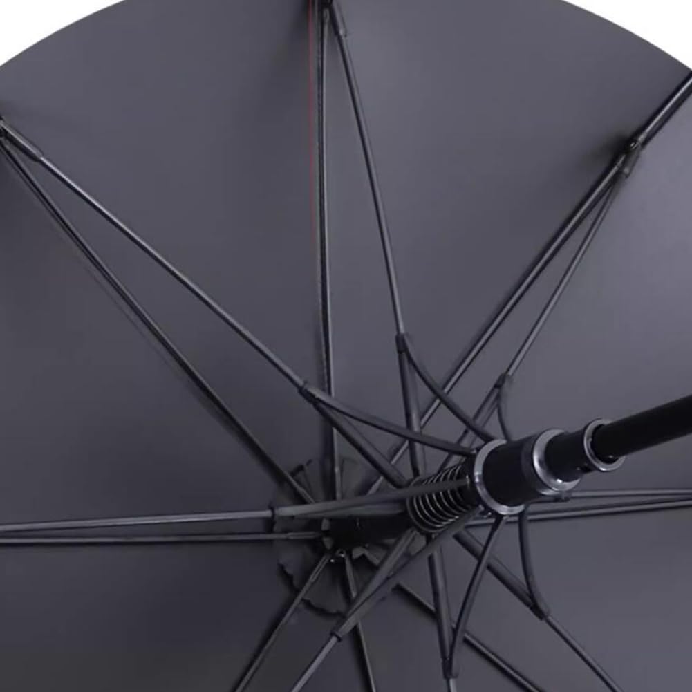 Antypoślizgowa regulowana laska do chodzenia, lekka, wiatroszczelna laska parasolowa do użytku w mieście, wielofunkcyjny parasol, wysokość 83-91 cm (32-36 cali)