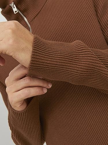 Jprccperfect Knit Half Zip Jack & Jones pull tricoté homme marine - 6