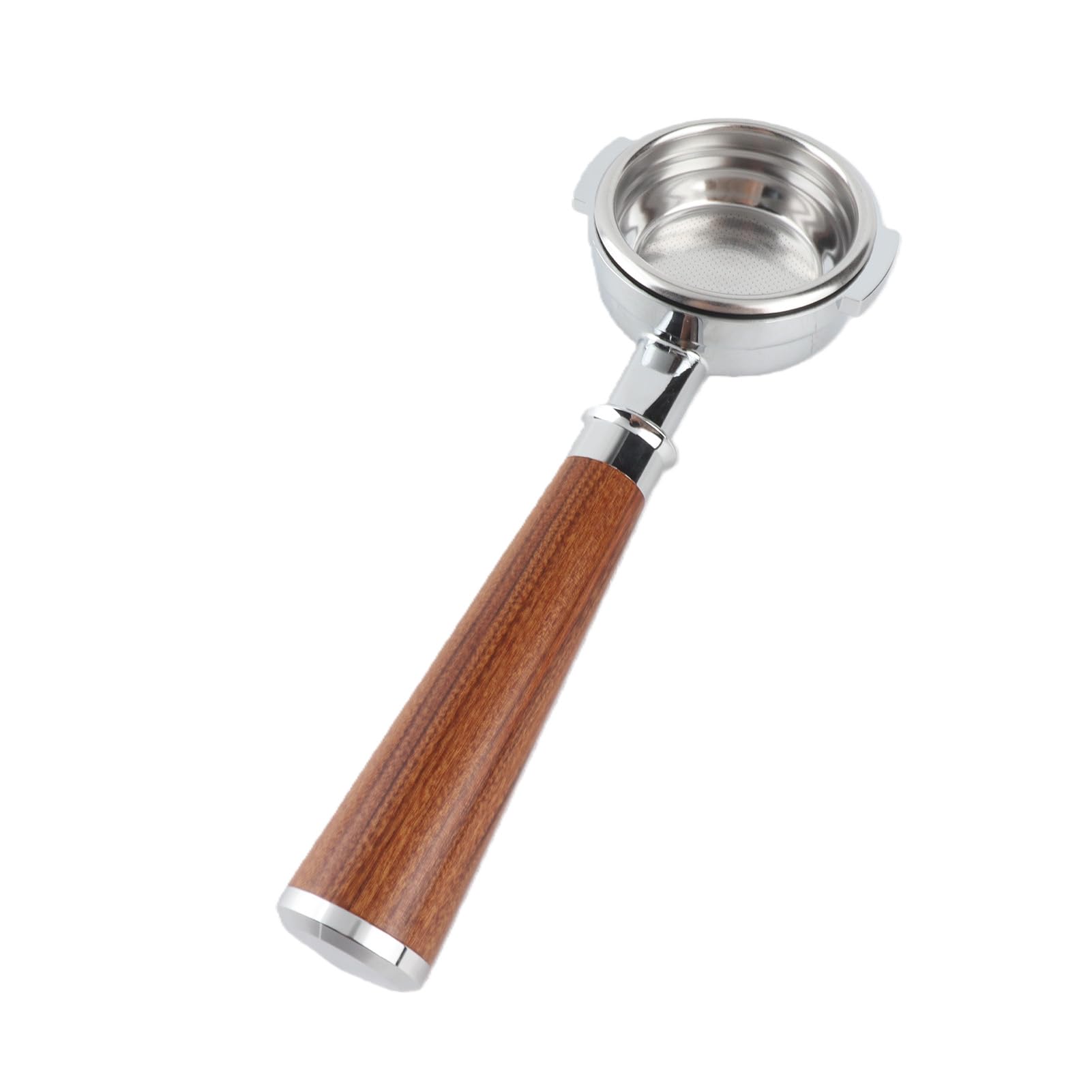 Bezdenny filtr do kawy z 2 uszkami o średnicy 58 mm, uchwyt kolby do espresso ze stopu aluminium z jednowarstwowym filtrem siatkowym, akcesoria do ekspresu do kawy do modelu (Oddział kwasu czerwonego
