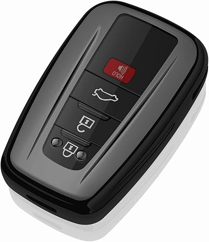 Miniatura 1 de Tukellen Funda protectora especial de TPU suave para llavero de Toyota, compatible con Camry Avalon C-HR Prius Corolla GT86 Highlander RAV4 4Runner