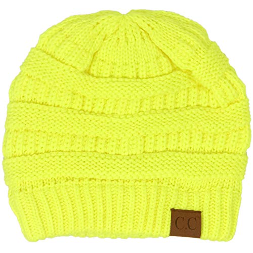 Image of Hatsandscarf CC Exclusives Solid Color Beanie Tail Hat for Adult (MB-20A)