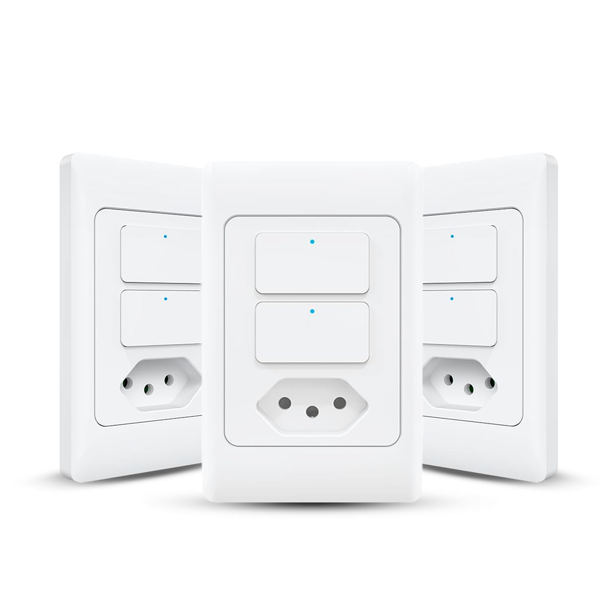 Interruptor com Tomada Inteligente Wi-Fi AGL KS825 – Controle por App, Voz,Timer e