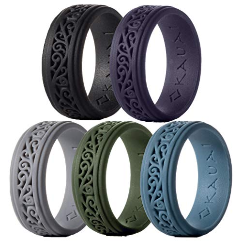 KAUAI - Silicone Wedding Rings for Men Timeless Elegance Ring Collection. Leading Brand, from Leading Brand, from The Latest Artist Design Innovations to Leading-Edge Comfort