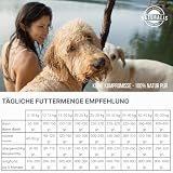500g Naturalis Trockenbarf Hund 80% Rind 20% Gemüse, Obst getreidefrei ohne Zusätze 100% deklariert & natürlich, Komplett-Menü