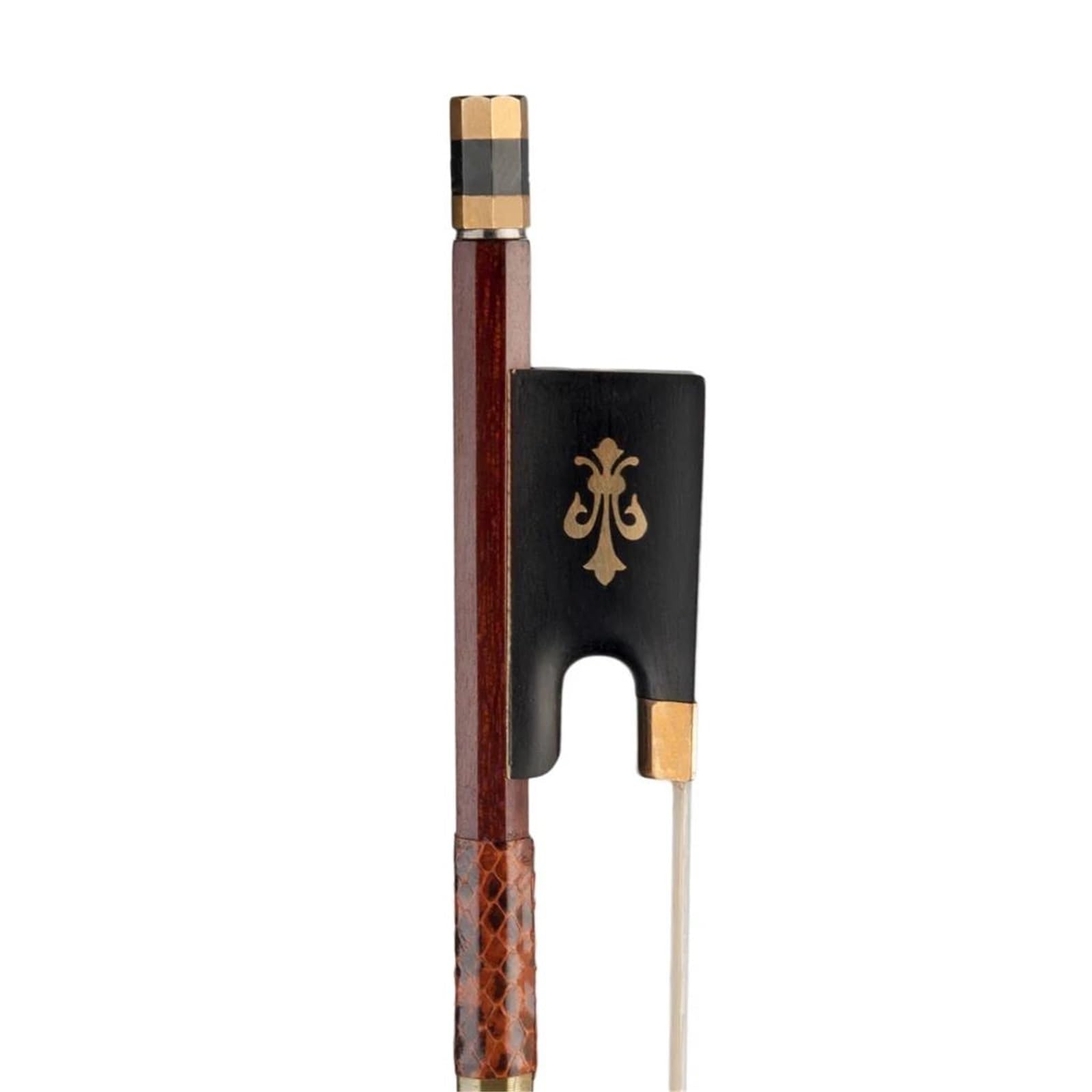 Archet De Violon Pour Pratique Archet De Violon Octogonal 4/4 En Bois Rouge Brésilien Avec Poignée En Ébène Et Bois D'amourette