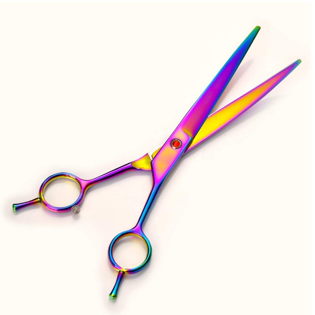 Ciseaux de coupe de cheveux, ensemble de toilettage pour animaux de compagnie, Kit de tondeuse pour animaux de compagnie en acier inoxydable, ensemble de toilettage pour animaux de compagnie 7 pouce