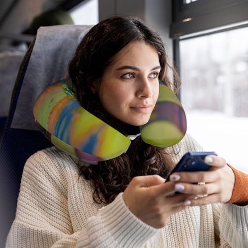 Almohada de espuma viscoelástica para viaje portátil miniatura 6