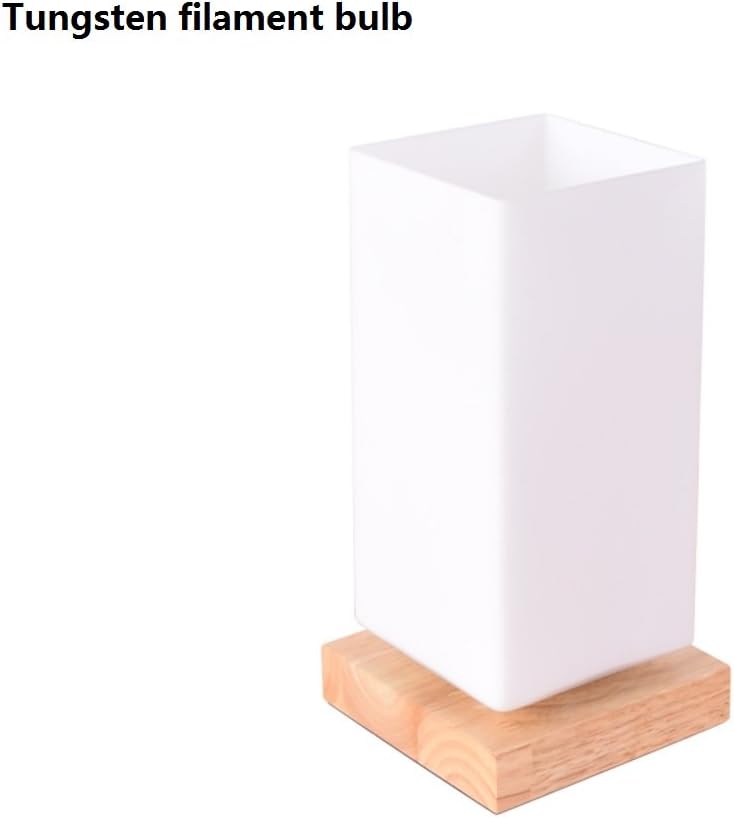 Bedside Lamps Minimalist Solid Wood Table lamp Bedroom Living Room Office-A