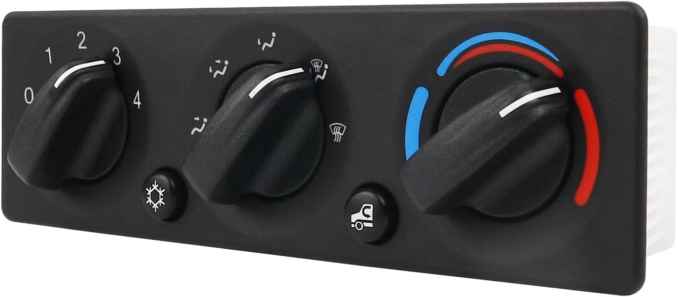 Q21-6119 HV/AC Heater Climate Control Module Panel Compatible with Peterbilt Trucks 337 348 389 Replace Temperature Control Panel Q216119