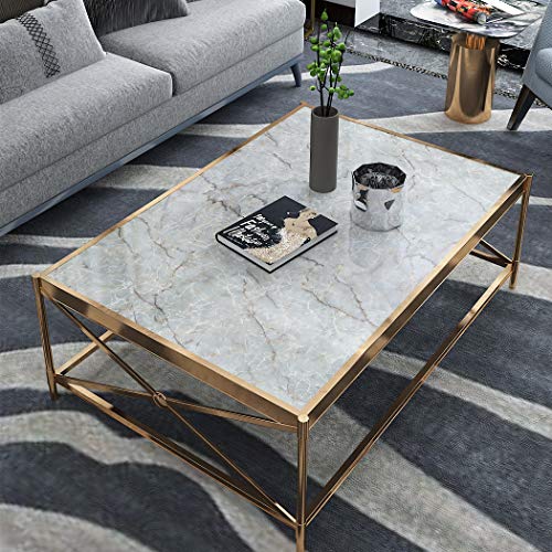 Lacheery Marble Contact Paper Decorative Self Adhesive Wallpaper 15.8"X80" Waterproof Removable Wallpaper Stick And Peel Granite Contact Paper Stick On Countertops Cabinets Backsplash Old Furniture #TOP4