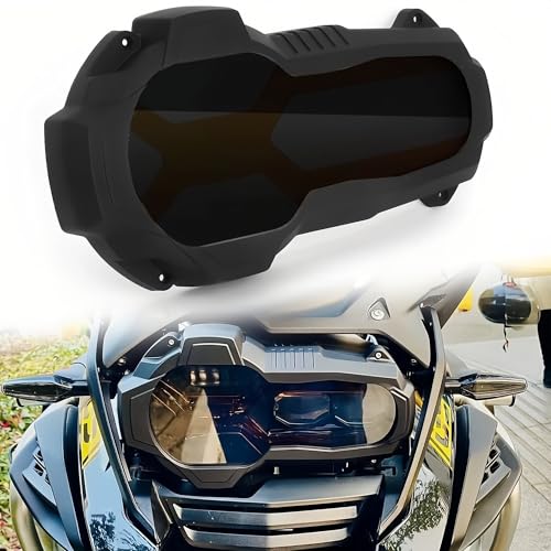 Compatível com BMW R1250GS Adventure/ R1250GS (2018-2024). Protetor de farol dianteiro. Capa protetora para farol dianteiro da R1200GS LC Adventure. (Revestimento refletor)