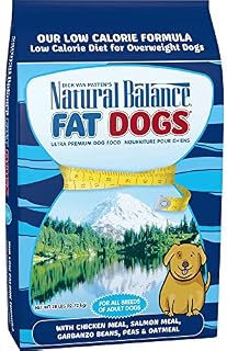 Natural Balance Fat Dogs Low Calorie Dry Dog Food, Chicken Meal, Salmon Meal