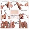 Nail Clippers and Beauty Tool Portable Set, Rose Gold Martensitic Stainless Steel Manicure Set 12 in 1, with Pink Leather Bag, Suitable for Home, Workplace, Outdoor Travel, Gift Giving, Salon.