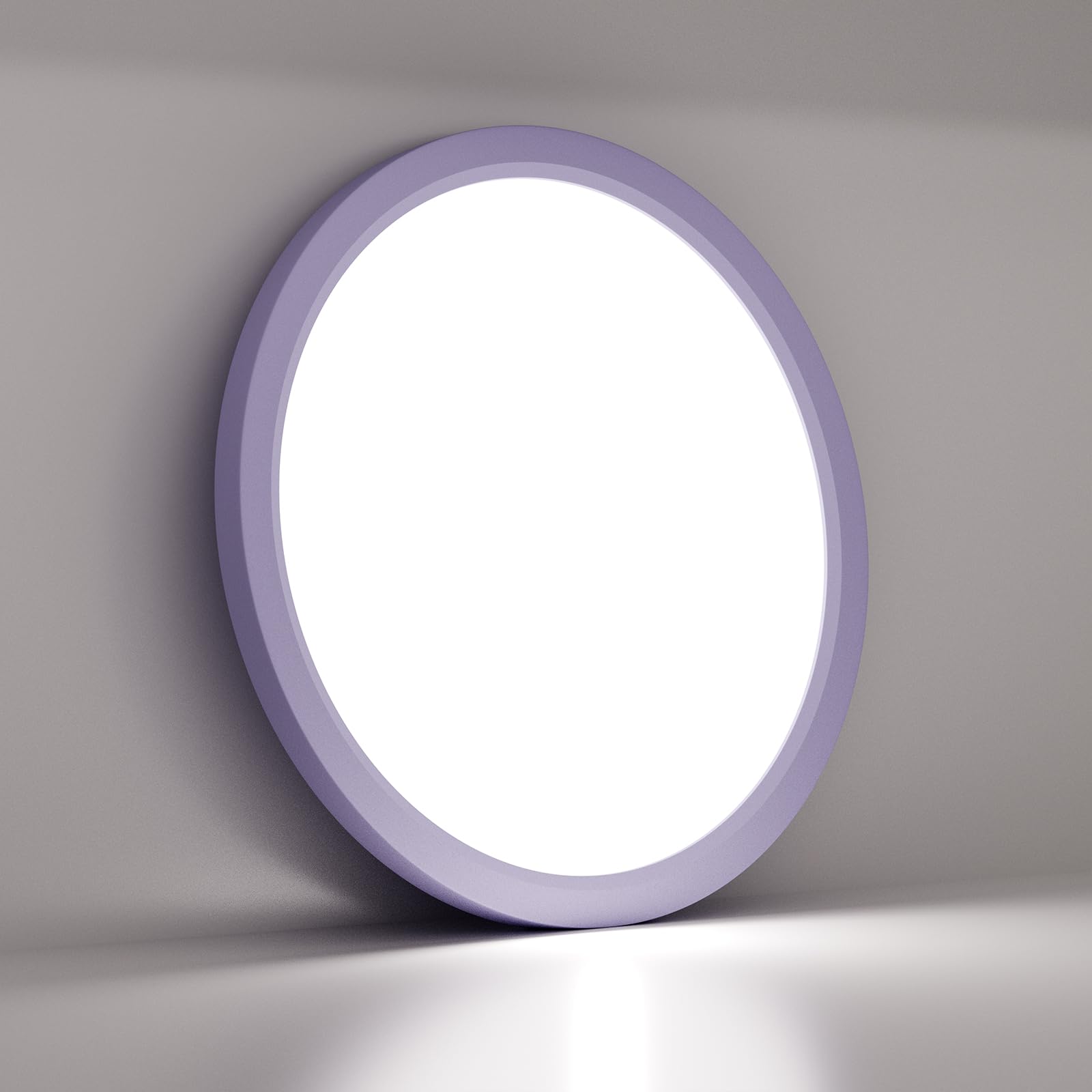 LQWELL® Plafoniera Lampada da soffitto a LED, Lampada da bagno impermeabile IP44 Rotonda Piatta 18W 6000K 1600LM Sottile per Soggiorno Bagno Camera da letto Cucina Seminterrato Ufficio, 220 * 24mm