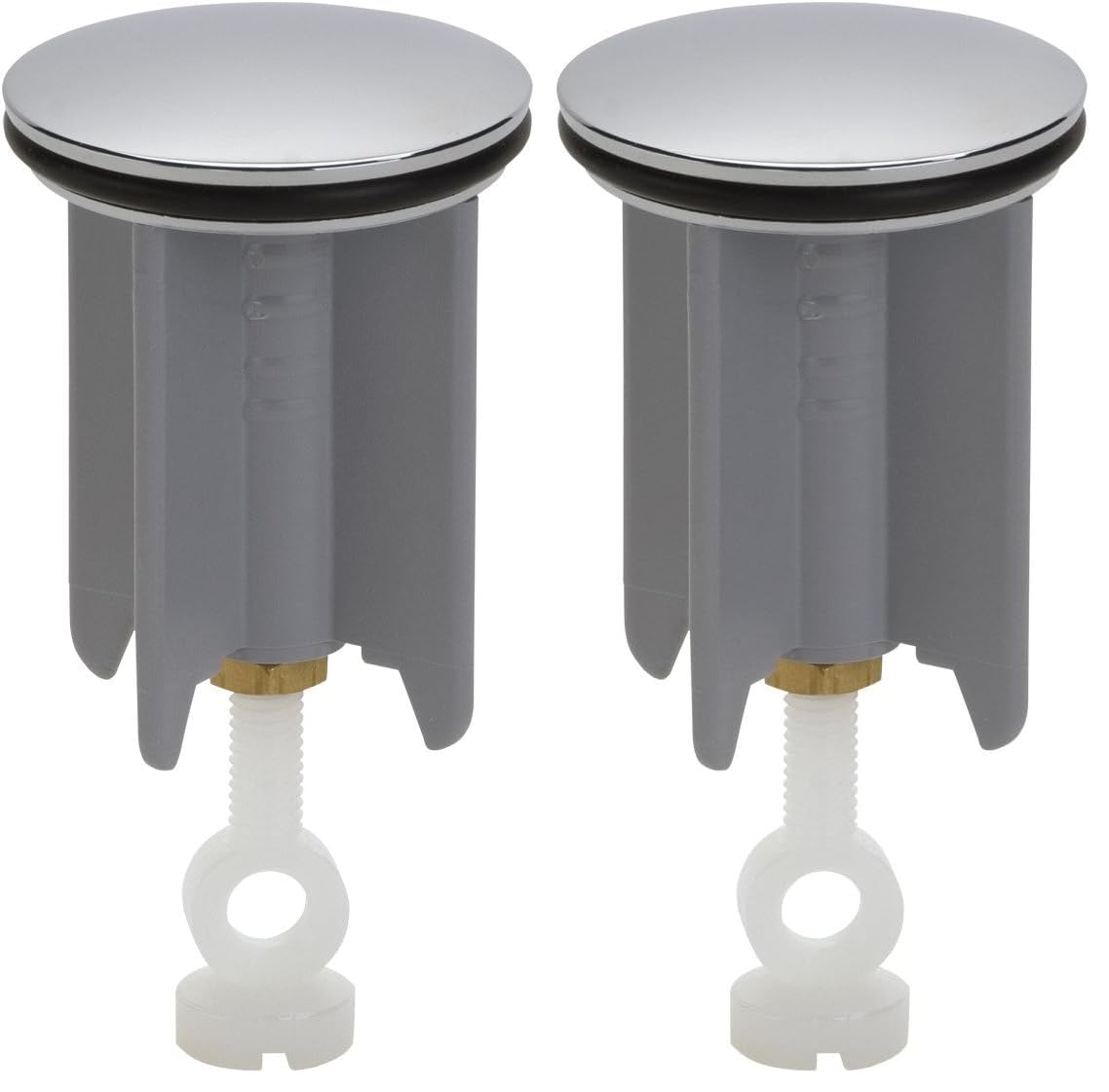 hansgrohe Ersatzteil Flügelstopfen, Chrom, 1 1/4 (Packung mit 2)