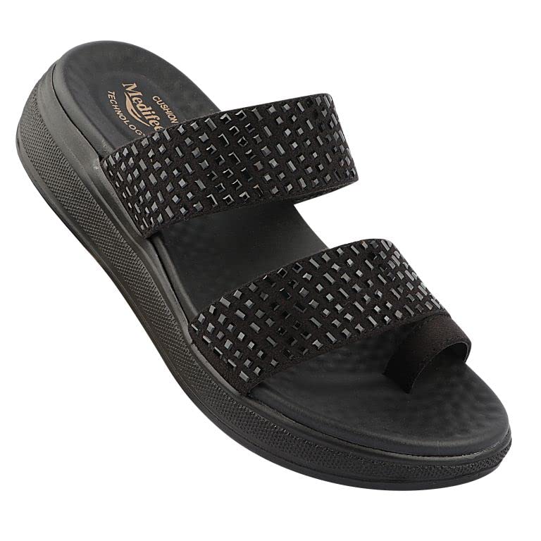 Image of Medifeet Women's On-Trend Double Strap Sandals