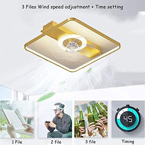 Candelera ventilador de techo de 40W con iluminacion LED y control remoto 4