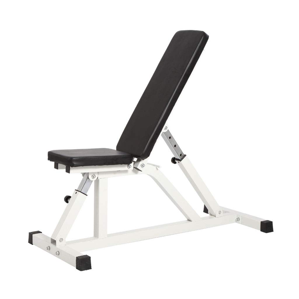 Weight Bench Steel Pipe Double Panel Adjustable Weight Bench Flat Decline Workout Bench with Non-slip Rubber Feet for Home Fitness Workout Bench Fitness Bench