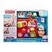 Fisher-Price Laugh & Learn Pull & Play Learning Wagon - German Edition, interactive toy wagon with shape blocks and learning content for baby and toddlers