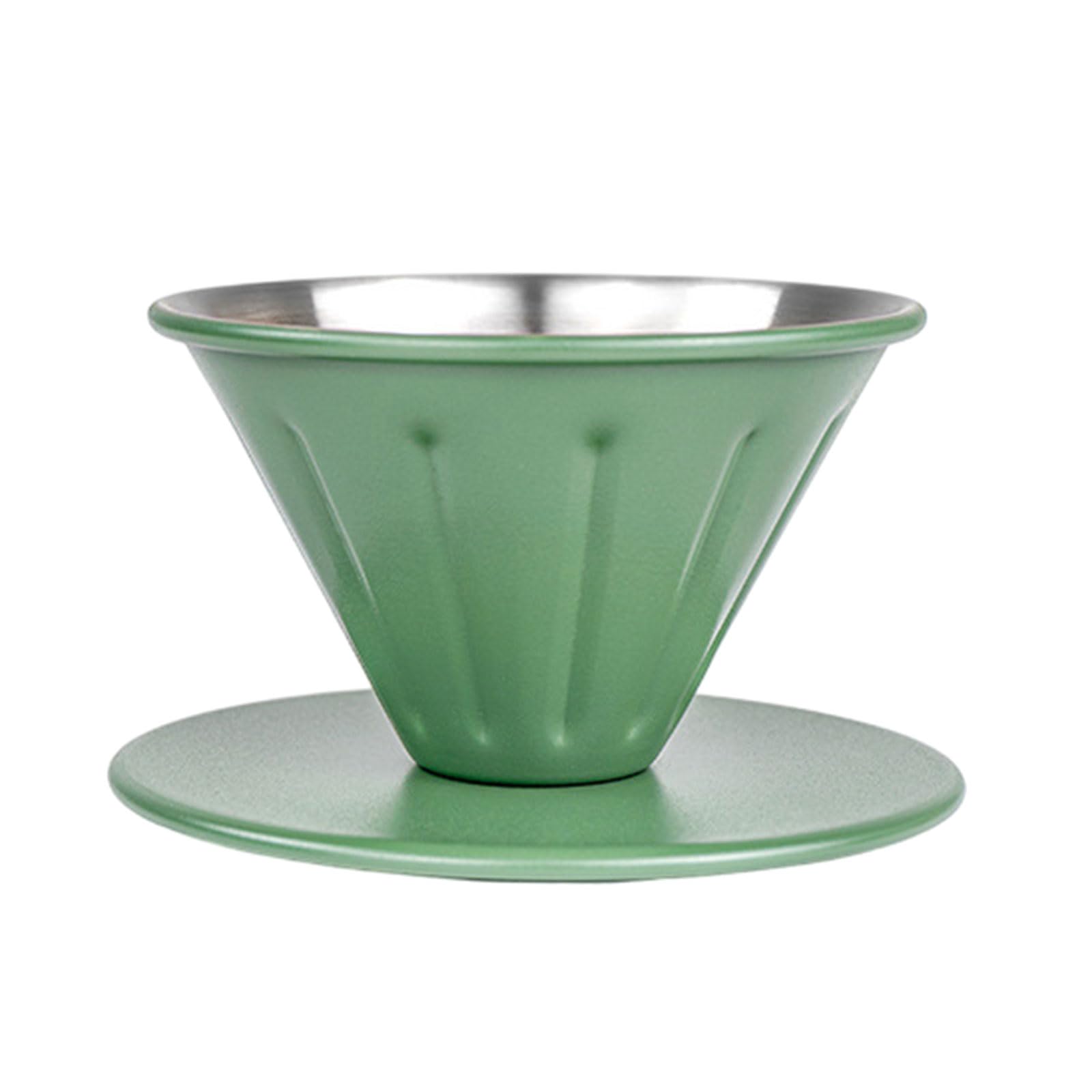 Jazuaiao Multifuntional Coffee Dripper Flat Bottom Coffee Dripper Filter Filter Cup Accessories Brewing