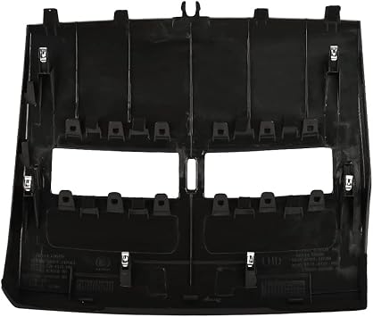 Front Upper Top Center Dash Vent Trim Bezel Center Dash Vent Trim Frame Black 68414-ED50C 68414ED50C Compatible with Nissan Versa 2007-2012 left-hand drive only