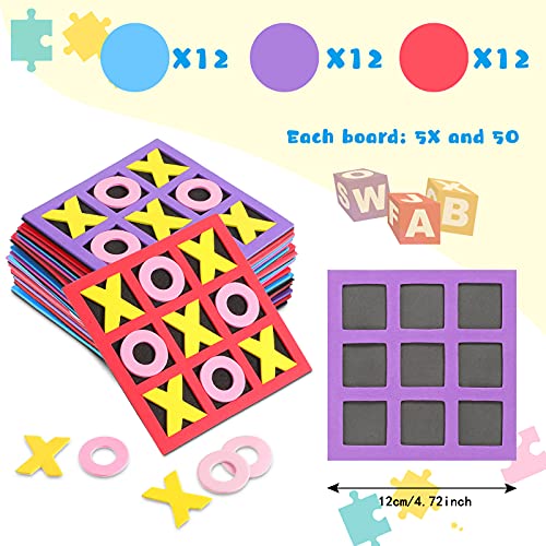 Skylety 36 piezas juego de mesa educativo Tic Tac Toe miniatura 2