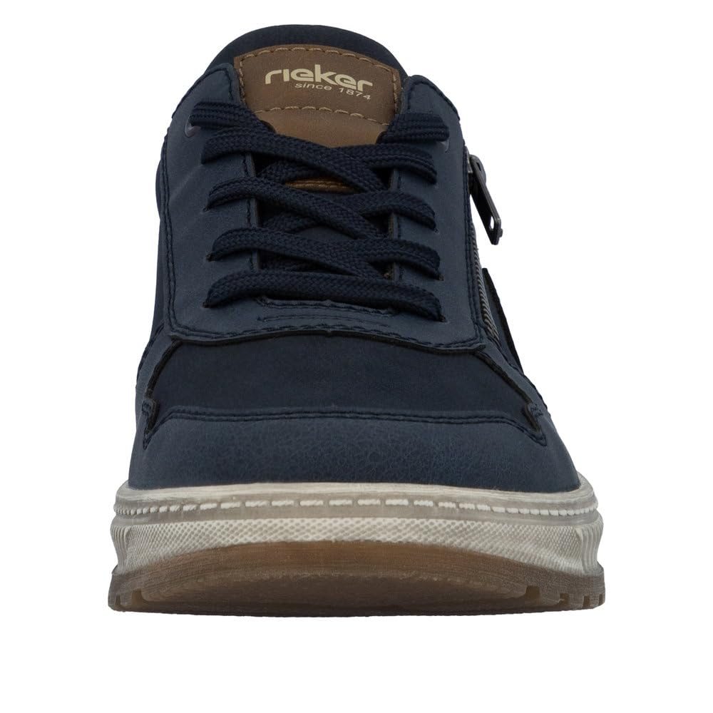 Rieker 37029-14 Herren Schnürschuh Synthetik blau blau