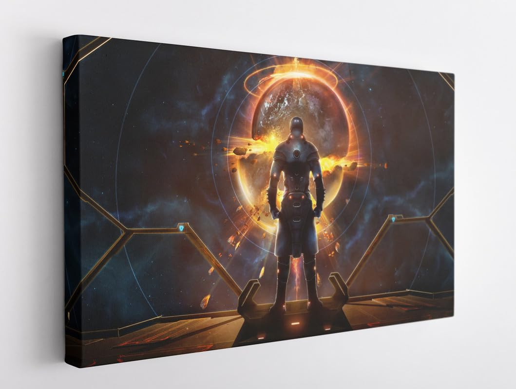 bpaStarpoint Gemini Warlords Canvas For Home And Office Décor (41x60)