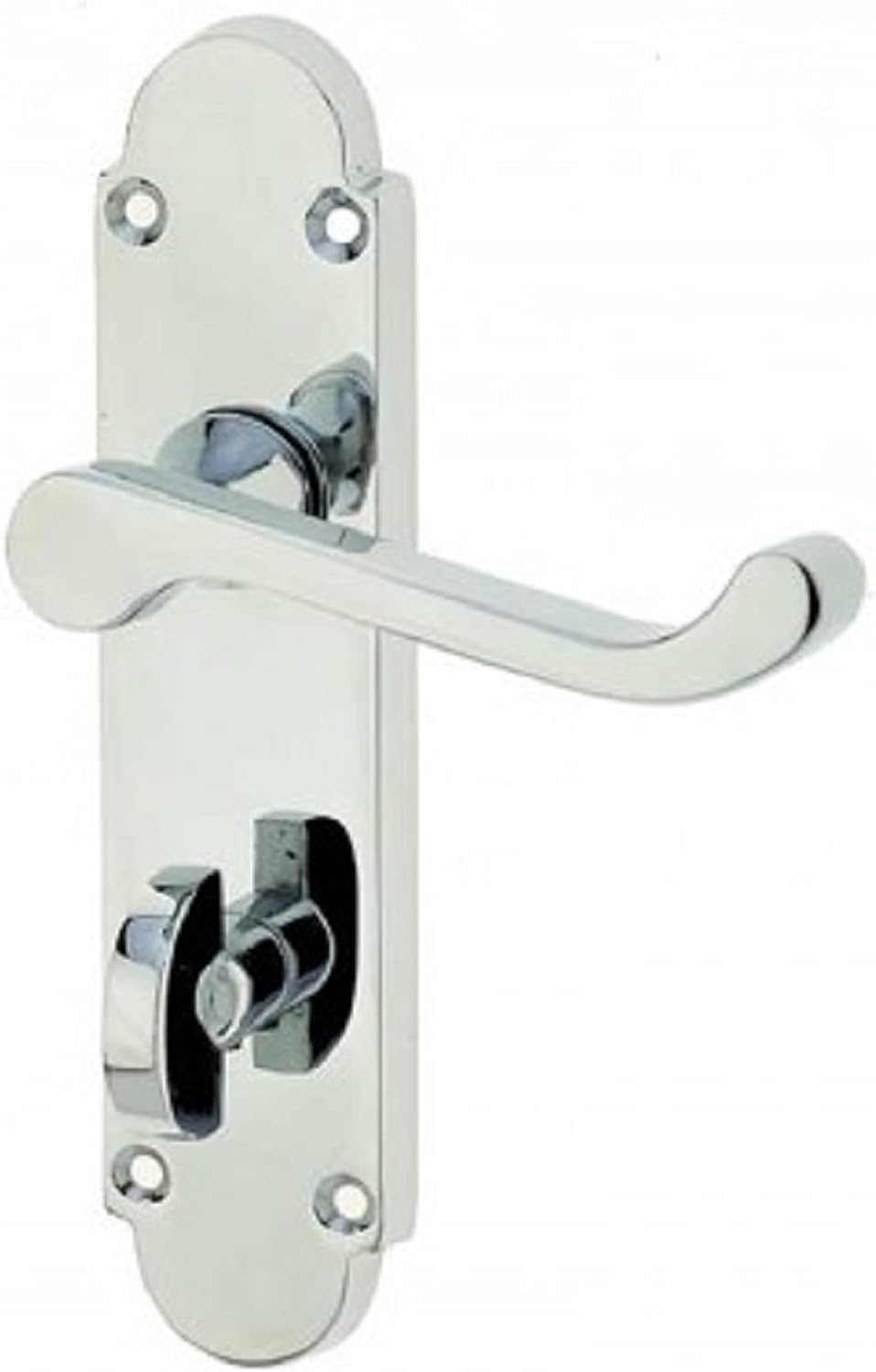 Haven Heritage Epsom Style Bathroom Door Handles with Lock Internal Door Handles Durable