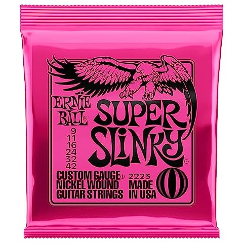 Ernie Ball Super Slinky Electric Guitar Strings Cover