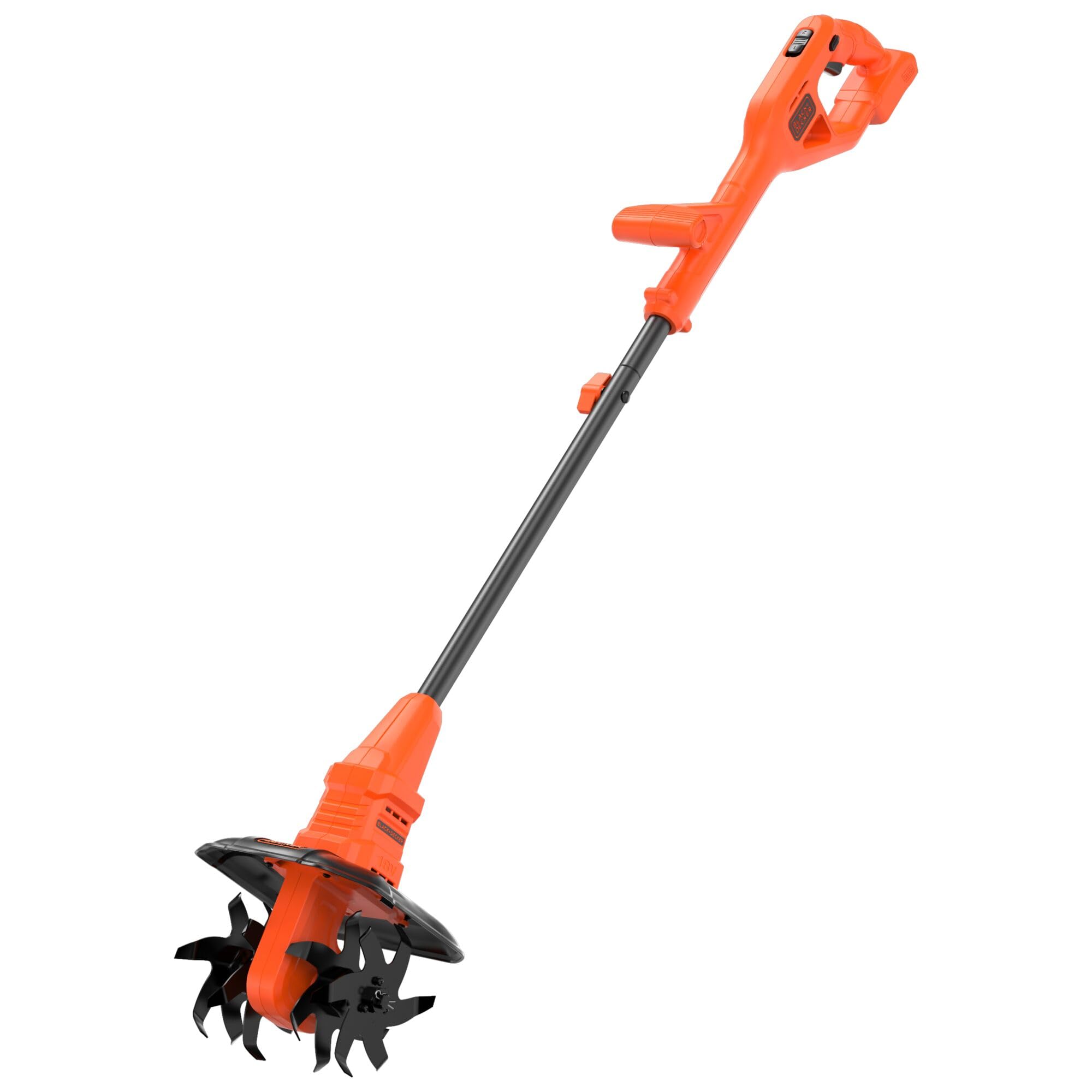 BLACK+​DECKER ELETTROZAPPA 18V UNITA' SENZA BATTERIA E CARICABATTERIE, LEGGERO ED ERGONOMICO, 4 LAME A 6 DENTI DIAM.16CM IN ACCIAIO, 2 VELOCITA', PROFONDITA' DI LAVORO FINO A 16,​5CM. BETL18B-​XJ