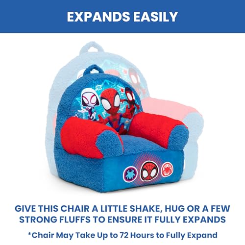 Delta Children - Spidey and His Amazing Friends Cozee Buddy Kids Chair, Blue - image 6