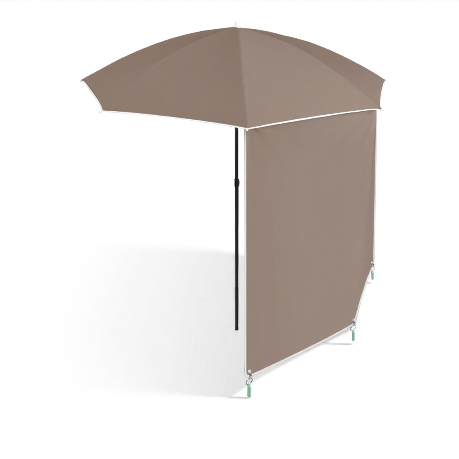 Parasol ogrodowy z powłoką blokującą promieniowanie UV, składany parasol zewnętrzny 190 cm, na kemping, grill, balkon, plażę