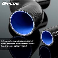 Vista 7 de G-PLUS Manguera de calentador de radiador de silicona compatible con Suzuki Samurai 1986-1995, color negro