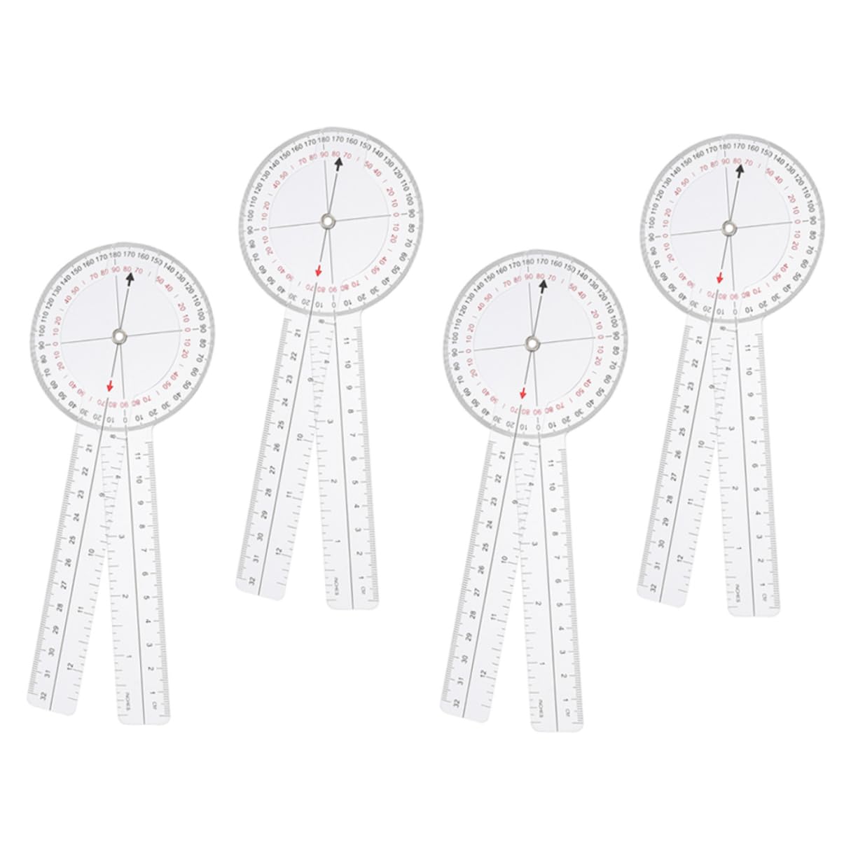 Goniomètre angle règle portable pour concevoir des plans et schémas sans s'encombrer - 8