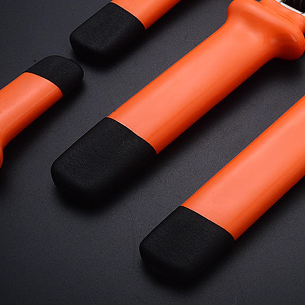 SEIWEI Juego de llaves ajustables de acero al cromo vanadio, herramienta de fontanería de mandíbula de 150-300 mm de ancho para fontaneros, agarre suave, ideal para baño/cocina